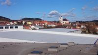 Dokončili jsme hydroizolaci   a zateplení  střechy v Huhtamaki v Petrovicích