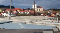 Hydroizolace  a zateplení´ploché  střechy haly, Huhtamaki v Petrovicích