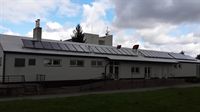 Oprava izolace střechy a izolace prostupů fotovoltaniky.