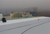 Izolace a zateplení ploché střechy skladové haly Okříšky